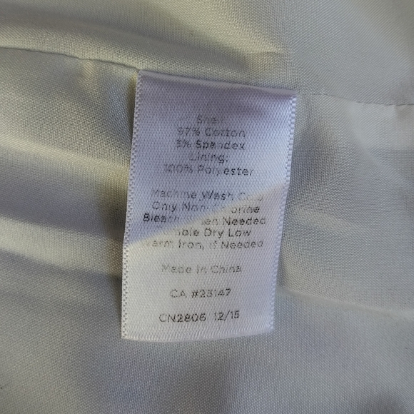 Talbots Bright Colorful Pink Blue Mandala Print Cotton Blend Midi Skirt Size 10 - Picture 8 of 8